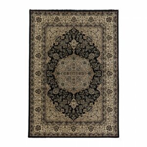 Kusový koberec Kashmir 2608 black (Varianta: 240 x 340 cm)