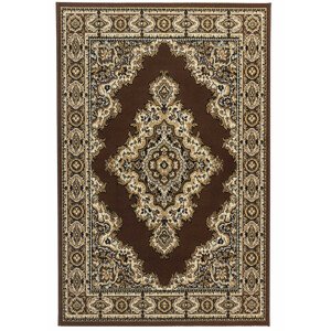 Sintelon doo Kusový koberec PRACTICA 58/DMD, Hnědá, Vícebarevné (Rozměr: 160 x 230 cm)