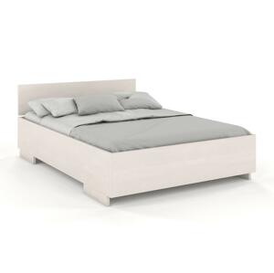 Dřevěná postel Bergman High, buk (Rozměr: 120x200 cm, Barva: Bílá)