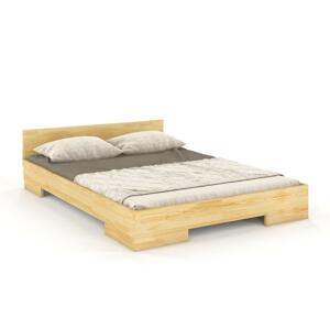 Dřevěná postel Skandica SPECTRUM Long, delší o 20cm, borovice (Rozměr: 140x220 cm, Barva: Přírodní)