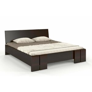 Dřevěná postel s úložným prostorem Skandica VESTRE Maxi&ST, borovice (Rozměr: 200x200 cm, Barva: Palisander)