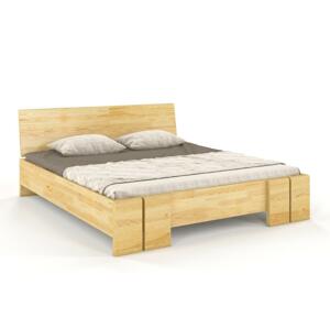 Dřevěná postel s úložným prostorem Skandica VESTRE Maxi&ST, borovice (Rozměr: 200x200 cm, Barva: Přírodní)