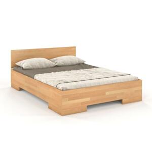 Dřevěná postel s úložným prostorem Skandica SPECTRUM Maxi & ST, buk (Rozměr: 200x200 cm, Barva: Přírodní)