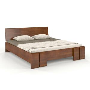 Dřevěná postel s úložným prostorem Skandica VESTRE Maxi & ST, buk (Rozměr: 180x200 cm, Barva: Ořech)