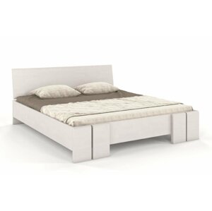 Dřevěná postel s úložným prostorem Skandica VESTRE Maxi & ST, buk (Rozměr: 180x200 cm, Barva: Bílá)