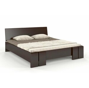 Dřevěná postel s úložným prostorem Skandica VESTRE Maxi & ST, buk (Rozměr: 200x200 cm, Barva: Palisander)