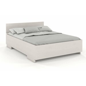 Dřevěná postel Bergman High&Long, delší o 20cm, borovice (Rozměr: 120x220 cm, Barva: Bílá)