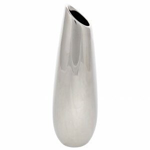 Váza keramická, stříbrná HL9011-SIL, sada 2 ks