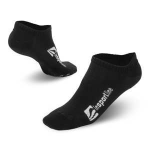Bambusové kotníkové ponožky inSPORTline Bambuo Low AG+ (Velikost: 35-38, Barva: černá)