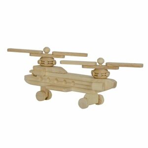 Dřevěná hračka vrtulník AD101