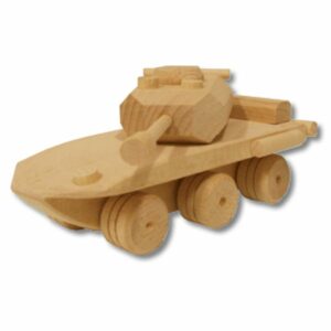 Dřevěná hračka tank AD104