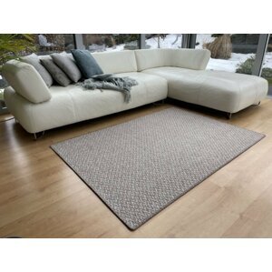 Kusový koberec Toledo béžový (Varianta: 1 m2 Toledo béžový BEZ obšití)