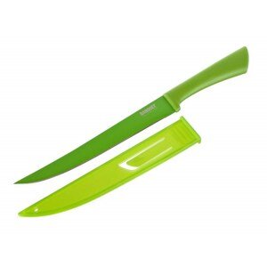 Nůž porcovací s nepřilnavým povrchem FLARET Verde 33,5 cm