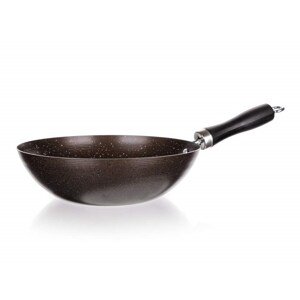 Pánev WOK s nepřilnavým povrchem GRANITE Brown 25 cm