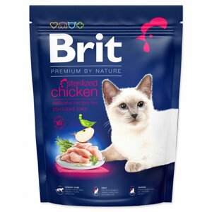 Krmivo Brit Premium by Nature Cat Sterilized Chicken 300g