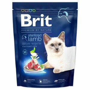 Krmivo Brit Premium by Nature Cat Sterilized Lamb 300g