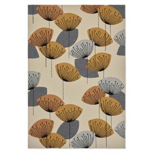 Outdoorový koberec Sanderson Dandelions clocks ochre/silver 445803 Brink & Campman (Varianta: 160 x 230)