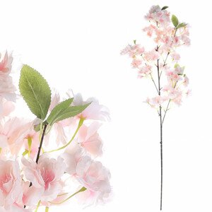 Třešňové květy, barva bílo-růžová.Květina umělá. KN5108 WT-PINK, sada 8 ks