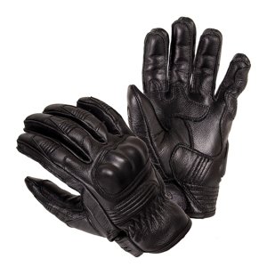 Kožené moto rukavice W-TEC Trogir (Velikost: L, Barva: hnědá)