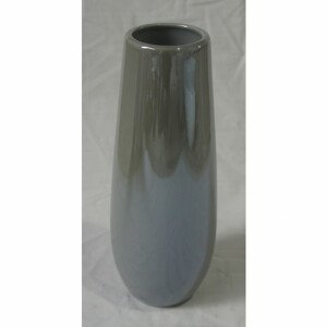 Váza keramická, šedivá perleť HL9024-GREY, sada 2 ks