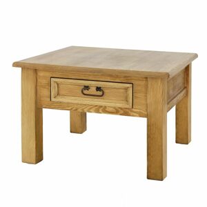 Konferenční stolek ST706, 75x52x75, borovice, vosk (Barva dřeva: Bělená vosk)