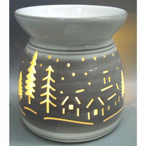 Aroma lampa, vánoční motiv, keramika. ARK3609, sada 2 ks