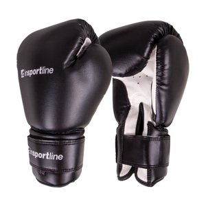 Boxerské rukavice inSPORTline Metrojack (Velikost: 4oz, Barva: černo-bílá)
