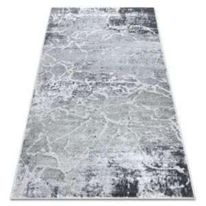 Moderní MEFE koberec  6182 Beton - Strukturální, dvě úrovně rouna šedá (Velikost: 80x150 cm)