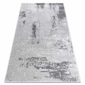 Moderní MEFE koberec  8731 Vintage - Strukturální, dvě úrovně rouna šedá (Velikost: 180x270 cm)