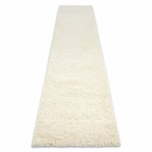 Běhoun SOFFI shaggy 5cm krém - do kuchyně, předsíně, chodby, haly  (Velikost: 60x200 cm)