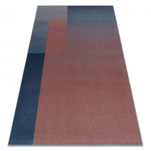 Koberec Vlna NAIN Geometrický 7710/51944 červený / modrý (Velikost: 200x300 cm)