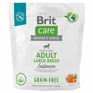 Krmivo Brit Care Dog Grain-free Adult Large Breed Salmon 1kg