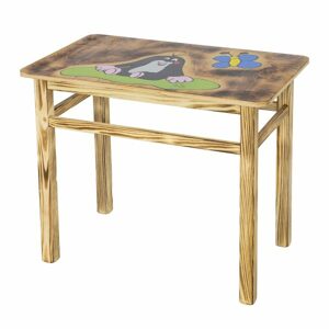 Drewniany stolik dziecięcy AD232 – Krecik