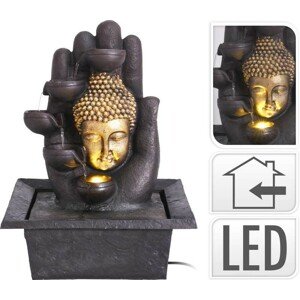 PROGARDEN Fontána pokojová s LED osvětlením Buddha KO-795202270