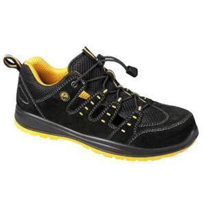 Sandál bezpečnostní kožený v kombinaci s textilem MEMPHIS 2115-S1 ESD NON METALIC v.48