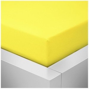 Prostěradlo Jersey Top 140x200 cm žlutá
