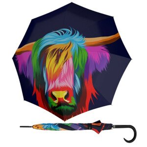 Modern Art Long AC Cattle - holový vystřelovací deštník