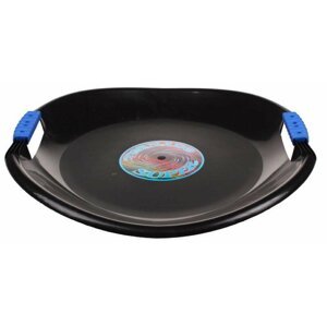 Sáňkovací talíř TORNÁDO SUPER PLASTKON 56 cm (černá)
