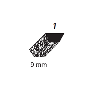 Řemen kevlarový, klínový 9,5x711,2 mm