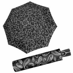Fiber Magic Black a White - dámský plně automatický deštník