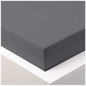 Prostěradlo Jersey Standard 160x200 cm tmavě šedá