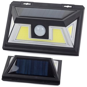 LED COB solární lampa s pohybovým a soumrakovým senzorem