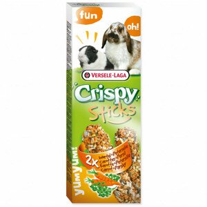 Tyčinky Versele-Laga Crispy králík a morče, s mrkví a petrželkou 110g 2ks