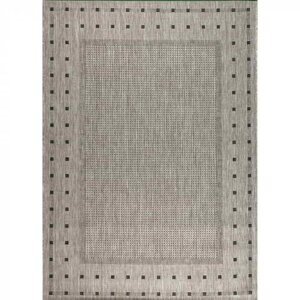 Kusový koberec Level 20329 silver/black (Varianta: 60 x 110 cm)