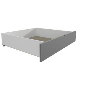 Zásuvka / šuplík masiv borovice / LTD - 1 kus / polovina délky postele (Barva dřeva: barva šedá, Délka: 180 cm, Varianta: bez přistýlky)