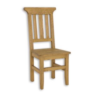 Borovicová židle KT715, šířka: š50, výška: š105, hloubka: g52, sada 5 ks (Barva dřeva: Bělená vosk)
