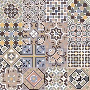 HIDRAULICO dlažba Mosaico Multicolor 45x45 (1,62m2)
