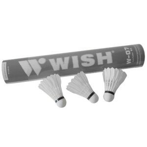 Míček badminton WISH -peří 805 (bílá)