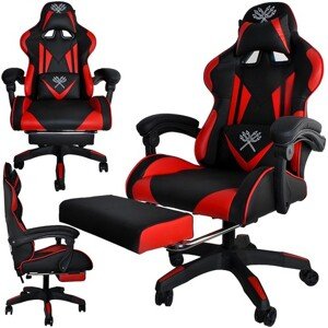 Herní židle - černá a červená MALATEC
