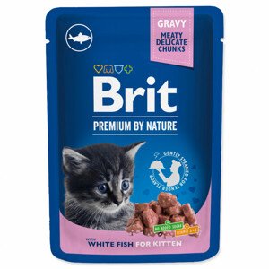 BRIT Premium Chunks with White Fish in Gravy for Kittens - Zákaznícke dni 28.3. – 30.4.2024
